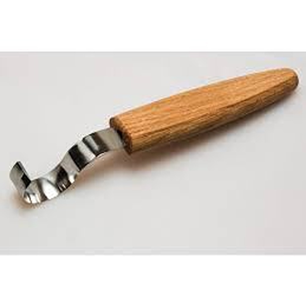 BEAVER CRAFT SK2OAK Hook Knife Spoon Carving Knife 30 mm
