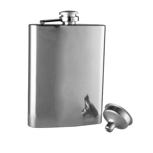 Avanti Hip Flask With Funnel | Polished