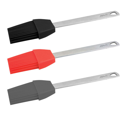 Mini Brush with Silicone Tip - CDU of 18 (6 x Black / 6 x Grey / 6 X Red)