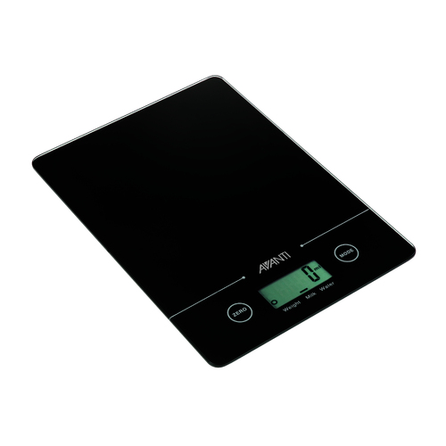 Compact Digital Kitchen Scale - Black