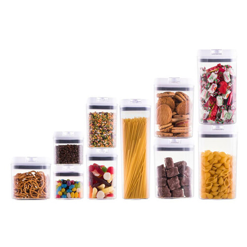 Flip Top Storage Container - 10 Piece Set