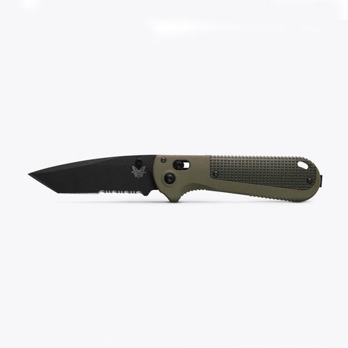 Benchmade 431SBK-1 Redoubt® | Ranger Green/Forest Grivory® Tanto Folding Knife, Part Serrated, NEW 2024