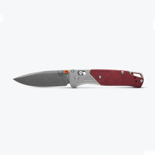 Benchmade 535-09 Bugout® | Grey/Redstone Aluminum & Richlite Folding Knife