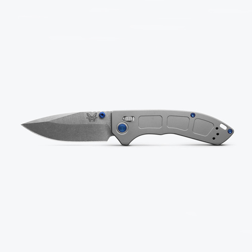 Benchmade 743  Mini Narrows™ | Gray Titanium Axis Folding Knife