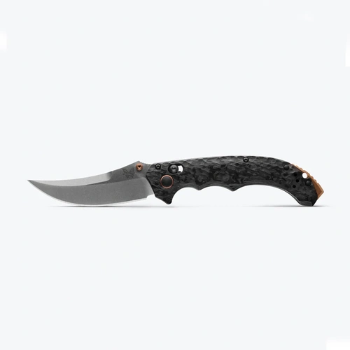 Benchmade Mini Bedlam | Carbon Fibre | Scimitar Folding Knife