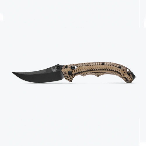 Benchmade Mini Bedlam | Black/Coyote/OD | Scimitar Folding Knife