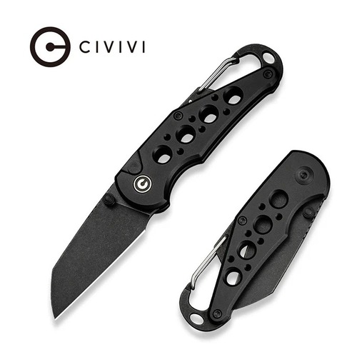 CIVIVI C23062B-1 Pragma Folding Knife with Carabiner & Bottle Opener