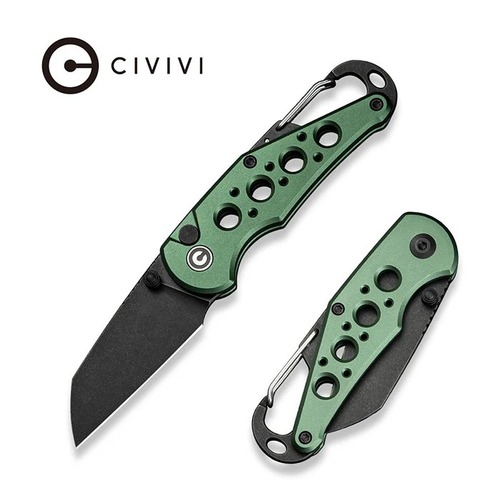 CIVIVI C23062B-3 Pragma Folding Knife with Carabiner & Bottle Opener