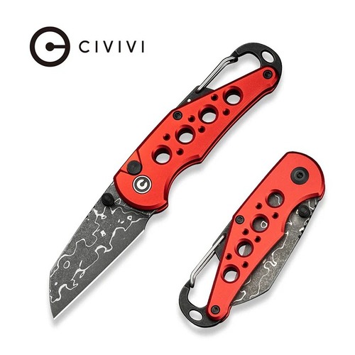 CIVIVI C23062B-DS1 Pragma Folding Knife with Carabiner & Bottle Opener