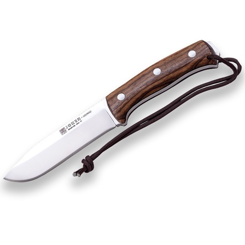 Joker CN125-P  NOMAD Fixed Blade Bushcraft Knife, Walnut, With Firesteel 