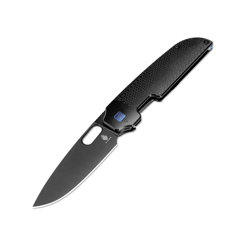 KIZER Ki3637A2  Varatas Folding Knife, Black Titanium